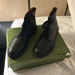 Gucci Martin boots size 9, good condition with minor wear (see pics.)